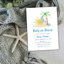 Search for palm trees baby shower invitations For kids
