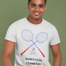 Search for funny badminton tshirts Birthday