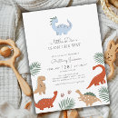 Search for dino baby shower invitations Tropical