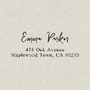 Search for handwritten rubber stamps Return address