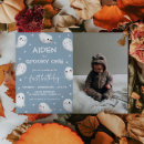 Search for halloween 1st birthday invitations Ghost birthday party