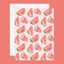 Search for fruit slices postcards Watercolor