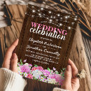 Search for rustic backyard wedding invitations Watercolor