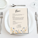 Search for boho wedding menus Beige