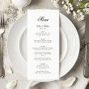 Search for formal dinner menus Sophisticated