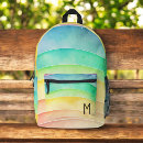 Search for cute backpacks Watercolor