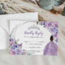 Search for elegant purple ball gowns invitations Teen girl