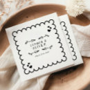 Search for white scalloped napkins Whimsical