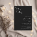 Search for business christmas invitations Black and white