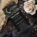 Search for black gold wedding programs Moon