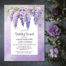Search for wisteria birthday invitations Elegant