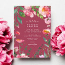Search for garden bridal shower invitations Pink