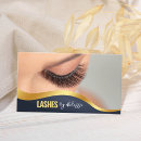 Search for lash extensions business cards Cosmetologist