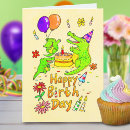 Search for crocodile birthday cards Cartoon