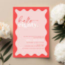 Search for 80th party invitations Eighty