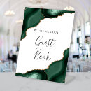 Search for emerald green wedding signs Gold glitter