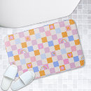 Search for tartan bath mats Pastel