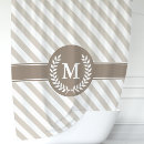 Search for beige stripes shower curtains Stylish