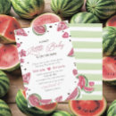 Search for watermelon bridal shower invitations Pink