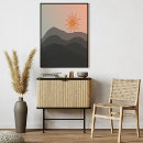 Search for mountain sunset art Minimalist