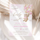 Search for ballons baby shower invitations Pink