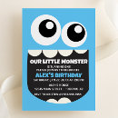 Search for monster invitations Blue