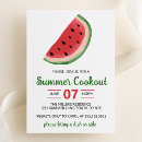 Search for cookout party invitations Watercolor