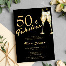 Search for black fifty invitations Chic