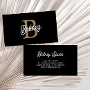 Search for gold business cards Black