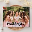 Search for bridesmaid wedding thank you cards Bridal party