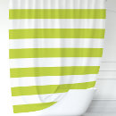 Search for lime green striped shower curtains Stylish
