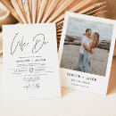 Search for edgy wedding invitations Modern minimalist