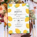 Search for fresh lemon invitations Watercolor