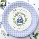 Search for blueberry paper plates Gingham