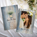Search for babys breath save the dates Blue