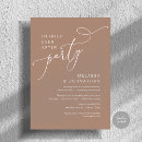 Search for after party invitations Elopement