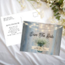 Search for mason jar save the date postcards String lights