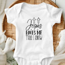 Search for spiritual baby clothes Christian