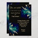 Search for teal and silver wedding invitations Sophisticated