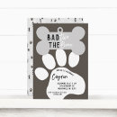 Search for dog paw print invitations Puppy