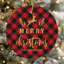 Search for buffalo plaid christmas decor Red and black plaid
