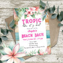 Search for tropical hens party invitations Beach