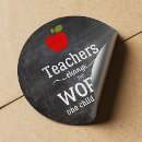 Search for red apple teacher stickers Chalkboard