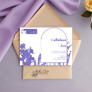 Search for purple wedding return address labels Couple names