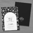 Search for black and white floral invitations Spring summer fall winter