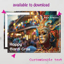 Search for mardi gras cards Masquerade