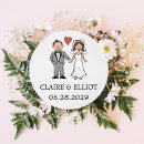 Search for cartoon bride groom stickers Flowers