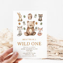 Search for bear 1st birthday invitations Simple