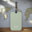 Search for sage green luggage tags Elegant