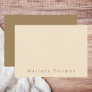 Search for gold initials note cards Chic